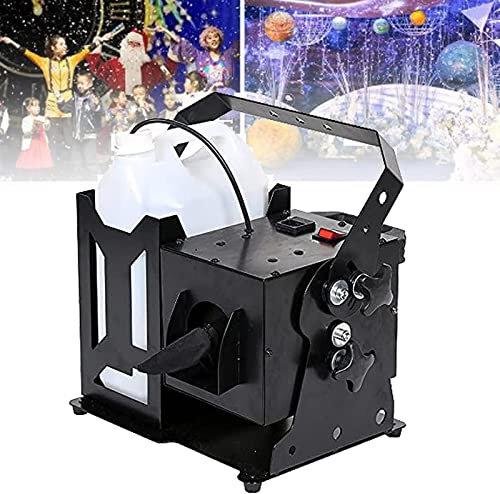 CHUNTIANMEI Schneeflockenmaschine Mit Fernbedienung, Tragbarer Outdoor-Indoor-Bühnen-DJ-Party-Schneemaschinen-Hersteller Für Bühneneffekt, Weihnachten, Hochzeit, Party,1500W
