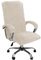KAYBTNT Samt Bürostuhl Bezug, Hohe Lehne Bürostuhl Sitzbezug, Waschbarer Stretch Spandex Drehstuhl Stuhlhussen, Schonbezug für Bürostuhl, Universal Computer Stuhl überzug,Beige,XLarge