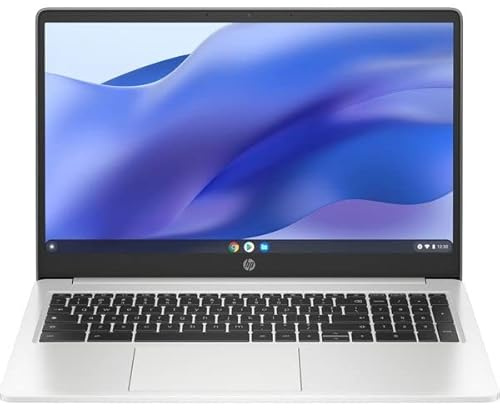HP 15A-NA0001SA Chromebook 15.6 HD Display, Intel N4500 Processor, 4GB RAM 64GB eMMC, Intel UHD Graphics, Chrome O/S (Renewed)