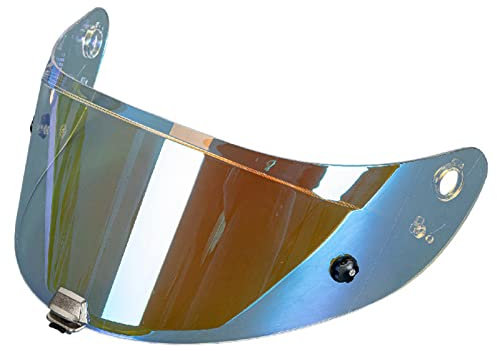 QISUO Windschutz-Helmlinse, Motorradhelm Visier Windschild Helmlinse Ersatz für HJC-2 RPHA11 RPHA70 Helm