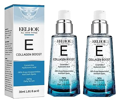 2 Pcs Koran Advanced Collagen Boost Anti Aging Serum, Collagen Anti-Wrinkle Firming Hyaluronic Acid Face Serum, Korean Collagen Serum for Face Wrinkles and Lift
