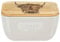 The Just Slate Company Highland Cow White Butter Dish