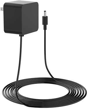 Adaptador de Corriente de 15 W para Amazon Echo Dot de 3ª generación Echo Dot (3ª/4ª generación) con Reloj Echo Dot Kids Edition Echo Show 5 Echo Spot y Fuente de Adaptador de CA CC Fire TV Cub
