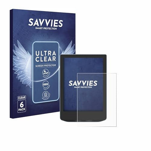 savvies Protection Ecran pour Vivlio Light HD/Color (6 Pièces) - Film Protection Ultra Clair