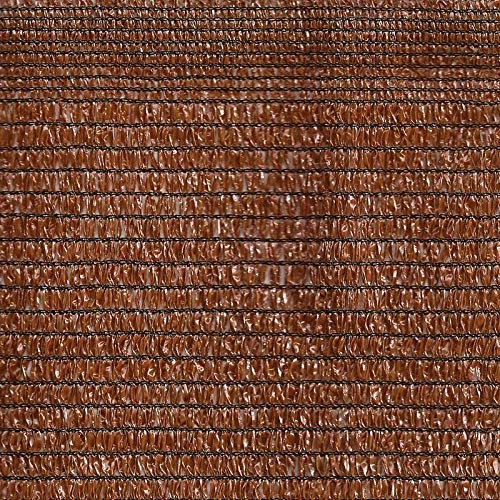IBEROGARDEN || Malla DE SOMBREO || Malla DE OCULTACION || Malla para VALLADOS || 85-90% DE OCULTACION || Varias Medidas (2x10 Metros, MARRÓN)