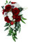 Fouriding Hochzeit Blumenstrauß für Braut,Wasser Tropfen Wasserfall Brautstrauß künstliche Blumen halten Blumen für Zeremonie Jahrestag Hochzeit Dekoration (Weißwein Rot)