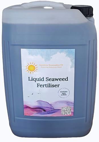 Premium 20L concentrated organic seaweed fertiliser for soil, root & foliar growth. Boosts plant health, improves soil & supports lush vegetables, flowers & lawns.