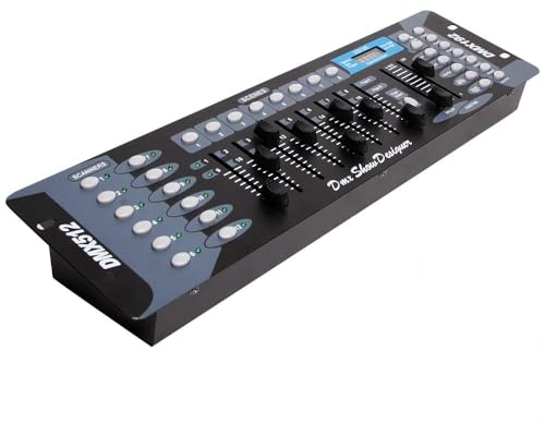 DMX-512 Controller Console, 192 Canali, DJ Luce Controller Console 240 Scene per Mini DMX Controller DMX, Luce Luce per Festa DJ Disco Moving Head Palcoscenico Lampada Operatore Attrezzatura Triplo