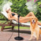 HIRALIY Vaporisateur sur pied pour terrasse avec socle rempli d'eau - Nébuliseur d'eau portable avec tuyau de 8 m pour piscine et jardin