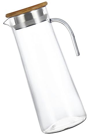 botella de agua fría jarras de bebidas tetera de té helado nevera de cerveza jarra cerveza jarra de cerveza jarra acrílica de agua helada jarra de bebidas de barra Acero inoxidable Amosfun