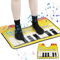 Toilet Piano Mat, Lustige Toiletten Klaviermatte, Toiletten Matte Piano Mit Klavierklang, Klavier Bodenmatte Toilette, Toiletten Piano Matte, Kinder Musikalische Bodenmatte für Toilette, 60x48cm