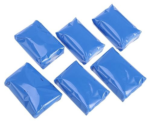 BUGUUYO 6 Pièces barre d'argile automatique car cleaner voiture d'argile voiture de barre d'argile Blue