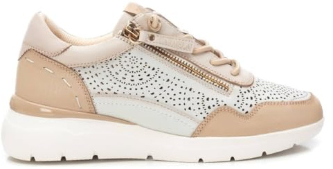 Carmela - Zapatilla Cierre de Cremallera para Mujer, Color: Marron, Talla: 38