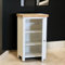 GROFurniture Snow White Slim Cabinet, Bathroom Storage Cabinet, Oak Painted Kitchen Cupboard, Hallway Storage Unit, Storage Cupboard, Bathroom Unit