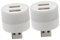 DRESSOOS Adaptador USB De 2 Puertos Con Luz LED Hub Alimentado Por USB ámpara Nocturna De Iluminación Para Oficina Dormitorio y Sala De Estar