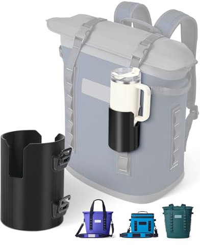Bottle Holder for HitchPoint Grid on Any YETI Hopper Soft Cooler or Camino Carryall – Hands-Free Water Bottle Carrier