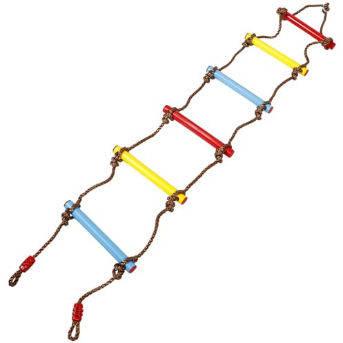 IMIKEYA Rope Ladder for Treehouse Boys and Girls Swingset Accessory Outdoor Play Equipment