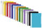 Brunnen Schnellhefter A4, Polypropylen, farblich sortiert, transparenter Deckblatt (13 Farben, 13er Pack)