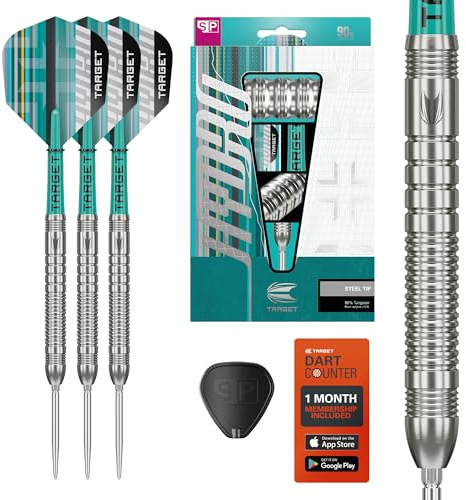 Target Darts Hydro Steel Tip Dart Set, 26G (Barrel 03) | 90 % Wolfram-Darts, Silberne Swiss Point-Spitzen, Pro Grip Tag-Schäfte, Pro Ultra No.6-Flügel, SP-Werkzeug inkl