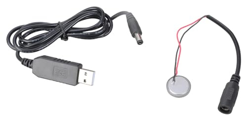 BUBEFSKD USB 5V Bis 3V 2032 Netzteil Batterie Ersatz Für Taschenrechner Fernbedienungen