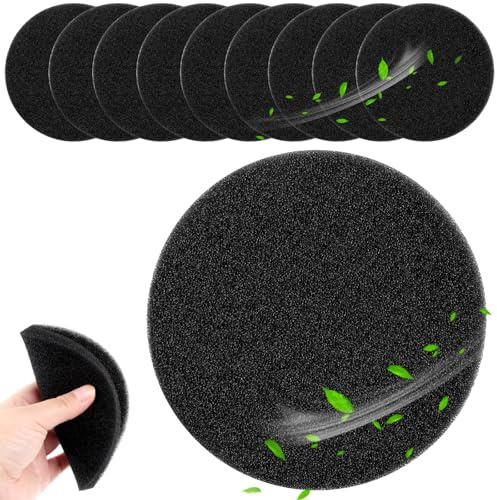 mawmuaw 10 Stück Luftfilter für Pluggit EV100/EV200/EV500/REV150/EVFGB | Filter Lüftungsanlage Ø140 mm, Lüftungsfilter 70 PPI, Ersatzfilter Filterklasse G3, Filter Rund für Wohnraumlüftung