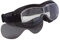 PiWear Motorradbrille Überbrille Schutzbrille Toronto Kit, schwarzer Rahmen mit klarem und dunklem Glas
