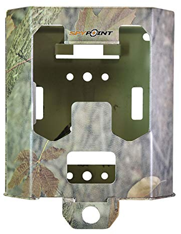 SpyPoint Metallgehäuse SB-200 Kameras mit 42 LEDs (mit SOLAR und Antenne) Wildüberwachungskamerazubehör, Camo, S