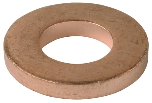 SW-Stahl S8037-7 Kupferring 15,0 x 7,5 x 2,0 mm - Dichtring Set 10 Stk. | Hochwertige Kupfer-Dichtringe für KFZ-Ölablassschrauben - 10er VPE - korrosionsbeständige Kupferdichtung - 15x7,5x2 mm