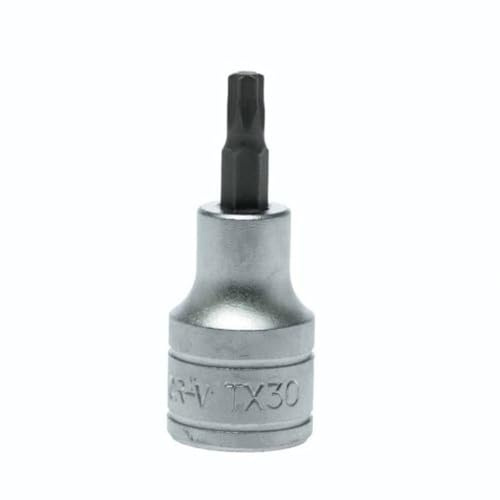 Teng Tools TX30 1/2 Zoll Antrieb Metrisch Torx TX Chrom Vanadium Stecknuss | Mechaniker Werkzeug | Handwerkzeug - M121230T-C
