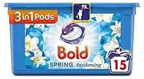 Bold 3in1 Pods Spring Awakening Washing Liquid Capsules 15 Washes