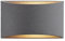 Lindby Beton Wandleuchte, Wandlampe Innen Edvin (Modern) in Alu aus (1 flammig G9) - Wandstrahler Wandbeleuchtung Schlafzimmer/Wohnzimmer Licht nach oben & unten Wohnzimmerleuchte