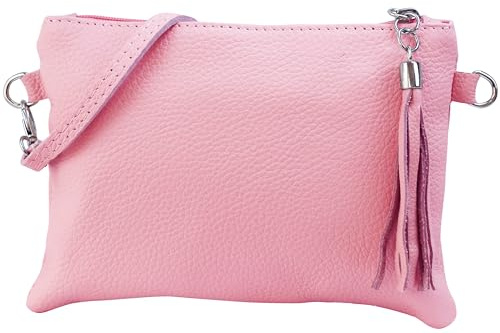 SH Leder Echtleder Umhängetasche Clutch kleine Tasche Abendtasche 22x15cm Anny G248