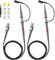 AUTOUTLET 2PCS P6100 100MHz Oszilloskop Probe Kit, Präzisions BNC Oszilloskop Sonden Kit, 10: 1 und 1: 1 Umschaltbarer Hochpräziser Scope Oscilloscope Clip Probes