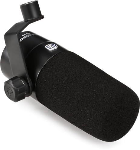 PreSonus PD-70 Dynamic Cardioid Microphone for Recording, Broadcast, Podcasting and Live Streaming