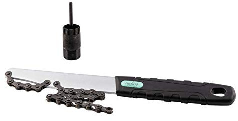 cycling essntls Premium Kettenpeitsche und Kassetten Abzieher Set - Praktisches Werkzeug Set aus Kettenpeitsche und Kassettenabzieher Schlüssel mit Werkzeug Aufnahme zum Wechseln der Fahrrad Kassette