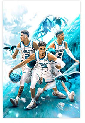 LaMeLo Ballposter Basketball Sport Poster 8 Leinwand Schlafzimmer Dekor Bild Drucke Büro Wohnheim Zimmer Dekor Geschenke 50 × 75 cm Unframe style1