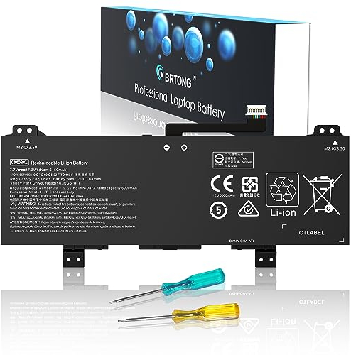 BRTONG GM02XL - Batería para portátil HP Chromebook 11 G8 G7 G6 EE Chromebook 14 G6 G5 Chromebook X360 11 EE G3 G2 G1 Series 917725-855 HSTNN-UB7M L42550-541 917679-2C1 HNNN-DB77 X