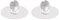 SHIQIZHIJIA 2 Pieces Self Adhesive Handles Acrylic Cupboard Knobs Round Drawer Handles for Kitchen Bathroom Mirror Cabinets Doors