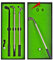 Original Cup SmartGreen® - Jeu de Mini-Golf avec 3 Stylos en Forme de Club de Golf, 1 Green, 2 Balles, 1 Drapeau - Idée Cadeau Fête des Pères pour Golfeur - Meilleurs Jeux et Accessoires de Bureau
