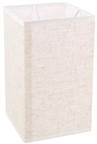 Pantalla de Lámpara Pequeña de Tela Luz de Pared y Mesa Pantalla Cilíndrica Vintage para Lámpara de Suelo Decoración Acogedora para Dormitorio y Sala de Estar