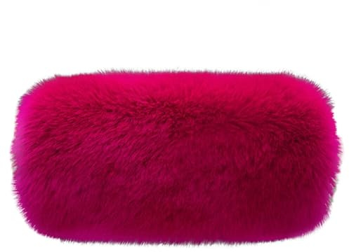 URFEDA Hand Muffs Kunstpelz Handmuff für Wärmende Hand im Winter,Pulswärmer Fell Manschetten Warmers Plüsch Tragbare Mode Handwärmer für Mädchen Frauen im Winter