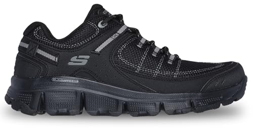 Skechers Damen Summits At Artists Bluff Turnschuhe, Black Synthetic/Textile/Black Trim, 39 EU
