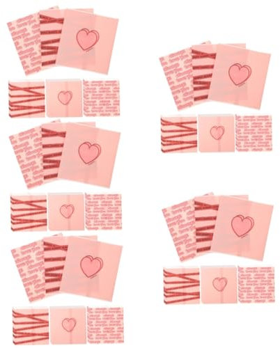 Gatuida 150 Stk Papiertüten Praktische Süßigkeitentasche Kekstüten Für Hausgemachte Kekse Bäckerei Taschen Snack-taschen Rosa Süßigkeitentüten Zubehör Für Lunchtaschen Süssigkeit
