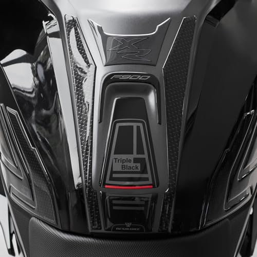 Resin Bike Aufkleber Motorrad Kompatibel Mit BMW F 900 XR 2022-2024 Triple Black. Schutz Motorrad Tank-Schutzfolie vor Stößen und Kratzern. Aufklebersatz 3D-Harzklebstoff - Stickers Made in Italy