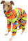 D Doggy Star Whippet Fleece-Rollkragenpullover für Windhunde (M, Nordic Orange)