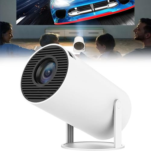 Nexvision Projector 4k, Nexvision Projector 4k Home Cinema, Ultra HD High Dynamic Range Projector, Auto Keystone with WiFi 6 BT 5.0, Low Noise, 180 Degree Flip, With Streaming Apps (White)