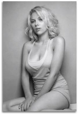WAWYY Poster auf Leinwand, Motiv: Sexy Scarlett Johansson, Wandkunst, Bild, Drucke, hängende Foto-Idee, Dekoration, Zuhause, Kunstwerke, 60 x 90 cm