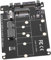 Angoily Umwandlungskarte Adapter Computerzubehör Computerteil Black Abs