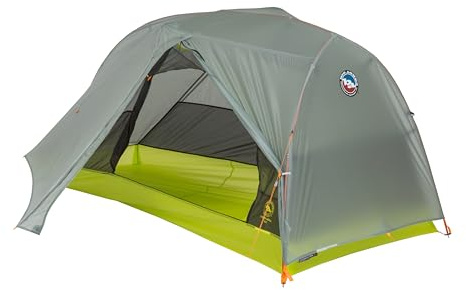 Big Agnes Tiger Wall UL - Ultralight Backpacking Tent, 3-Season Semi-Freestanding Side-Entry Shelter for Camping & Backpacking -1, 2, & 3 Person
