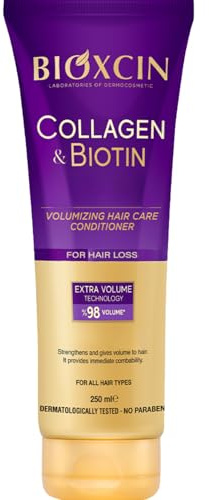 Bioxcin Collagen & Biotin Volumizing Hair Care Conditioner 250ml For Hair Loss Extra Volume Technology